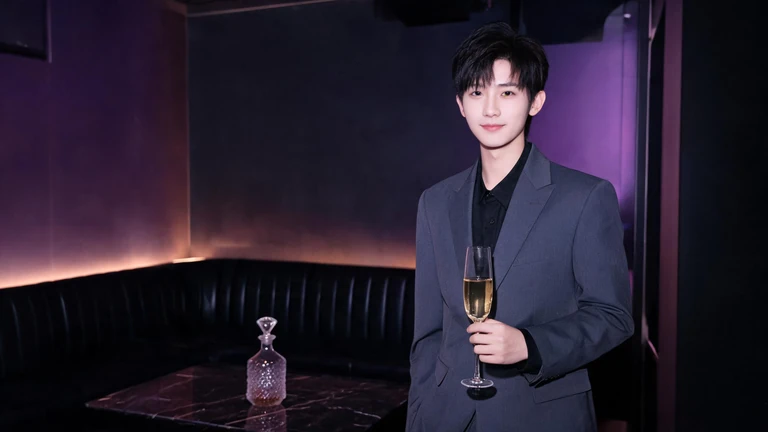 Yes Club 男模會館的包廂情境示意圖